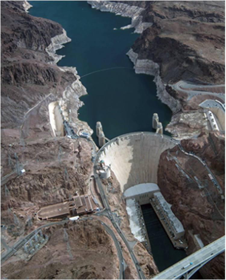 Picture of the USBR Hoover Dam Wastewater Treatment plant design