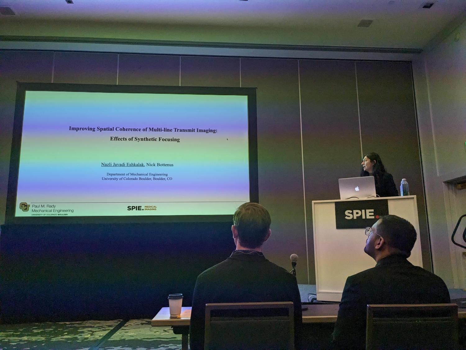 Nazli presenting