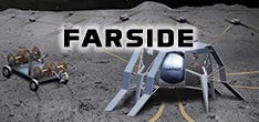 FARSIDE lander on the surface of the moon  