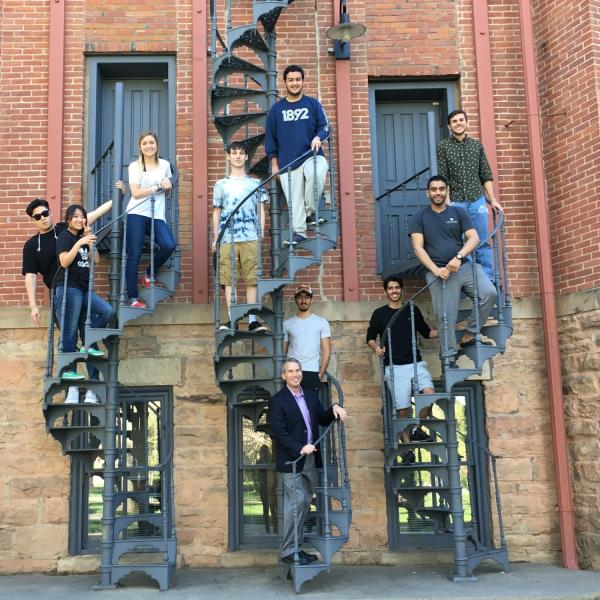 Photo of class at Old Main at CU which is a primary focus of the Buildings Talk course