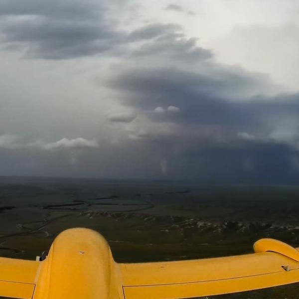 UAS flying