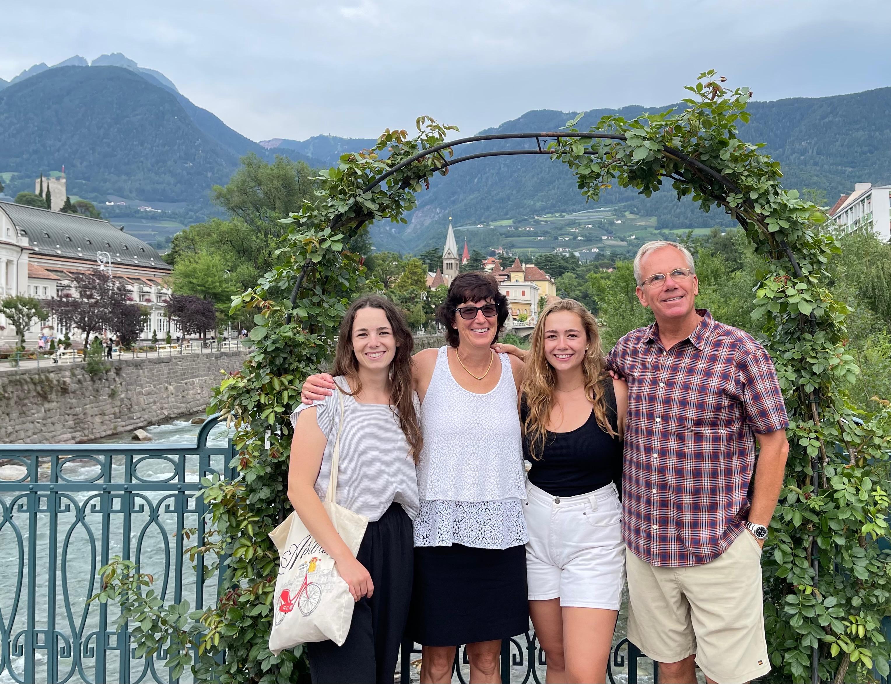 Gregor Henze & Family in Merano, Italy