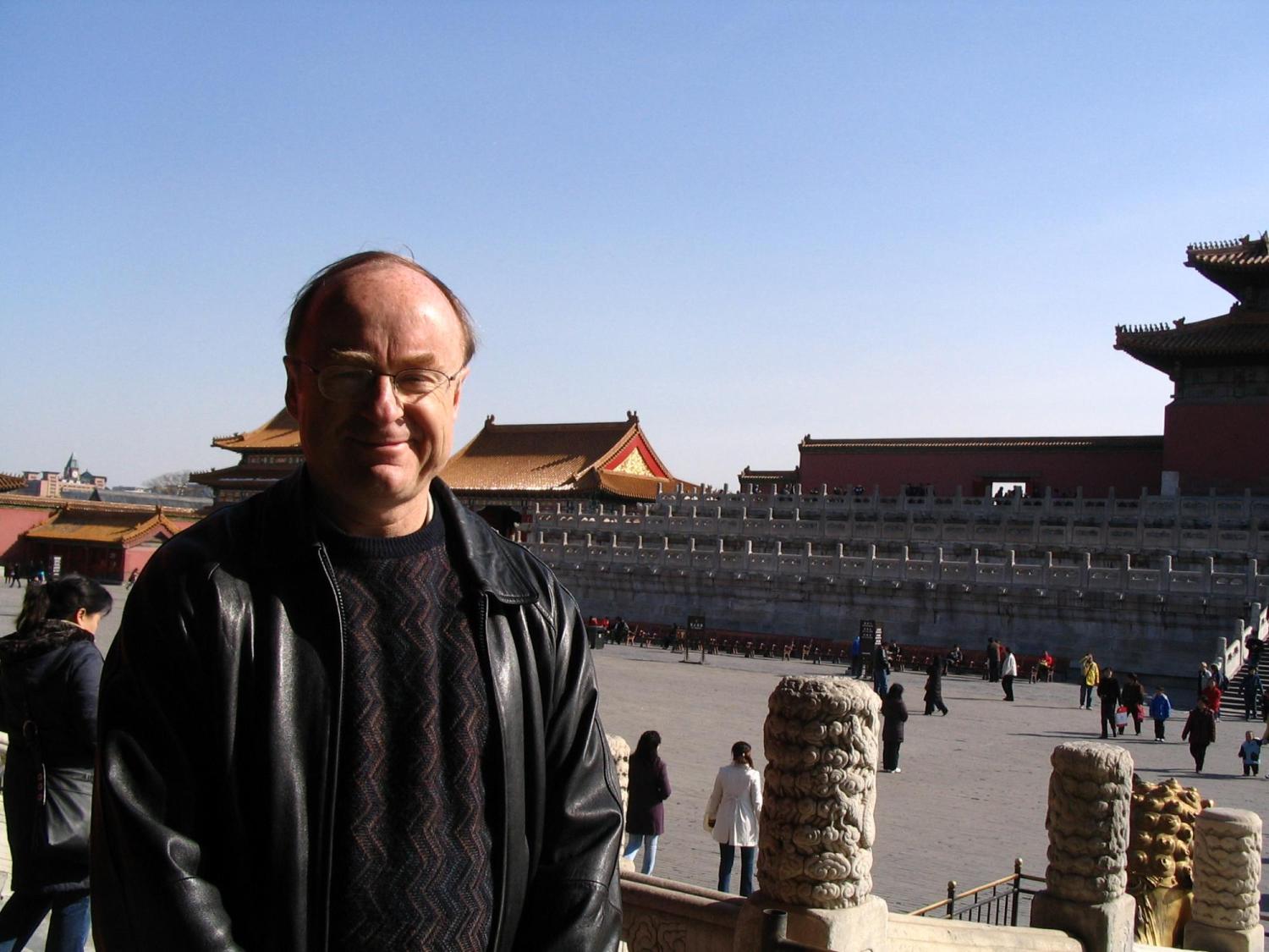 Keith Maskus at the Forbidden City, 2007