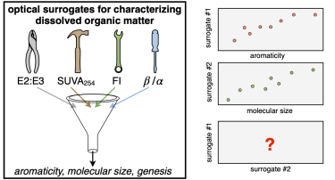 Graphical abstract relating optical surrogates to tools.