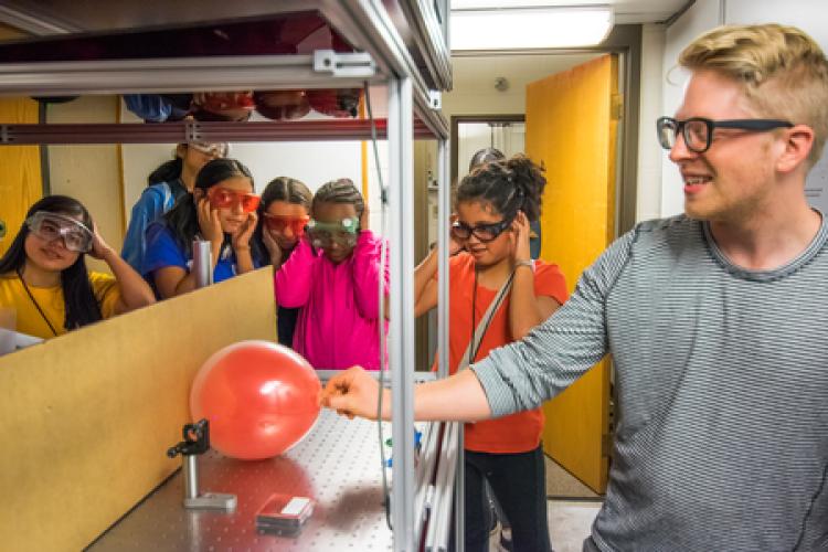 Balloon popping demo