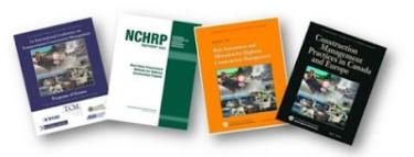 Book covers for Transportation Construction Management books