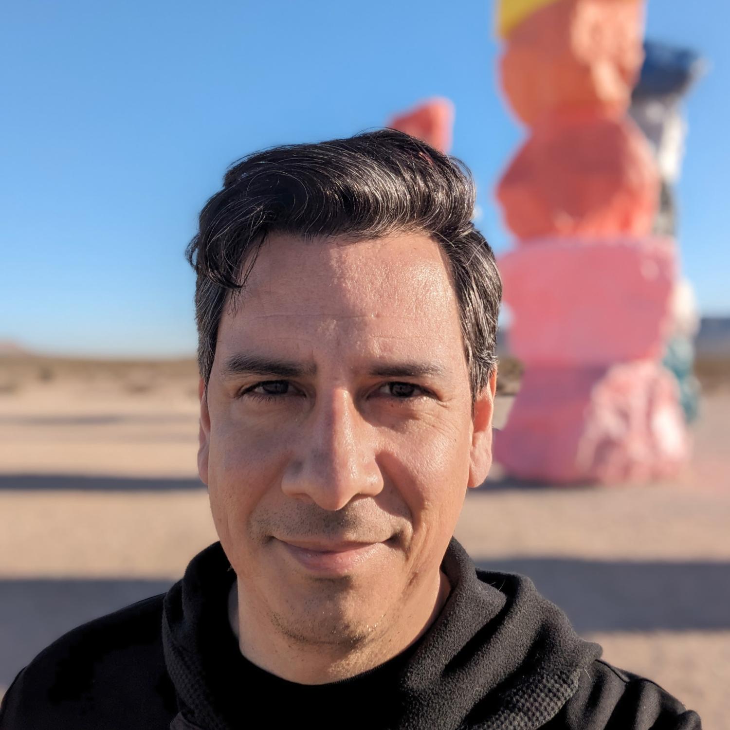 Dimitri at 7 Magic Mountains