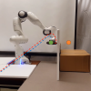 Constrained control of a robotic manipulator experiment