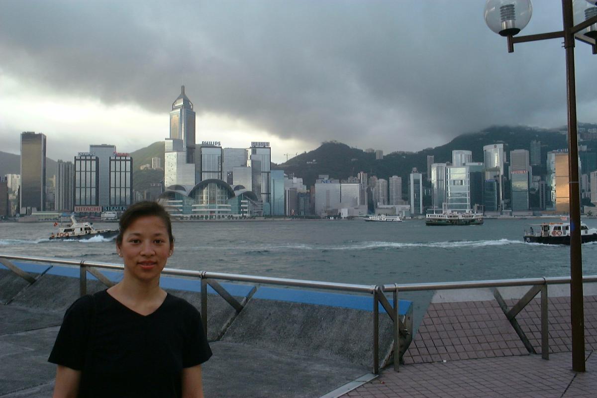 Lucy Pao on Hong Kong Island