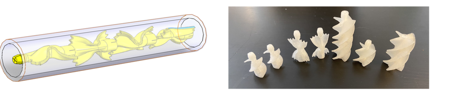 Pasta Inspired Static Mixer for Crystallization