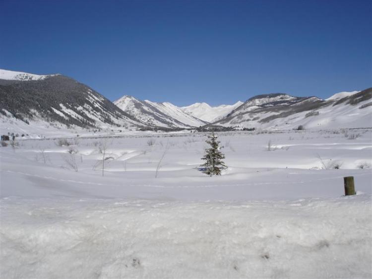 coal creek watershed, snowy weather