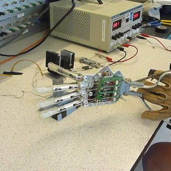 A prosthetic hand
