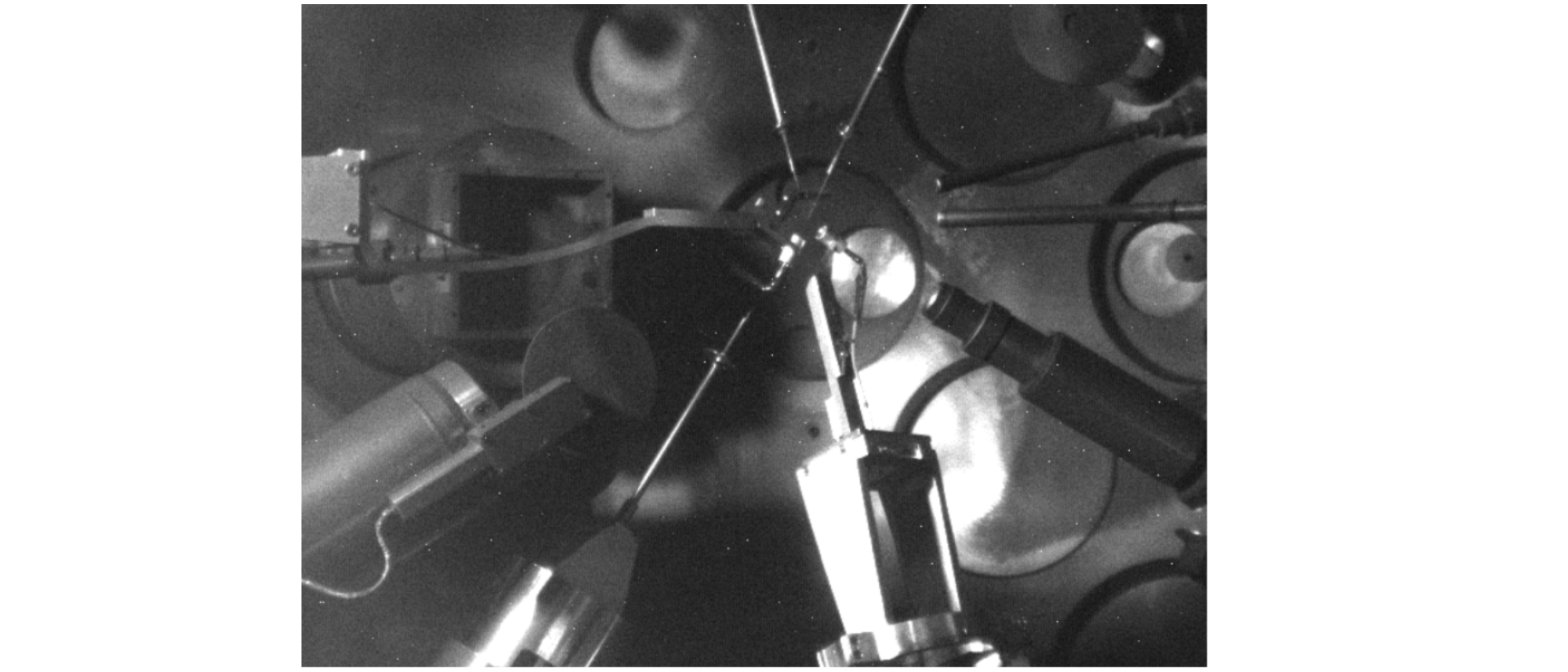 Shot-time photograph of the OMEGA EP chamber