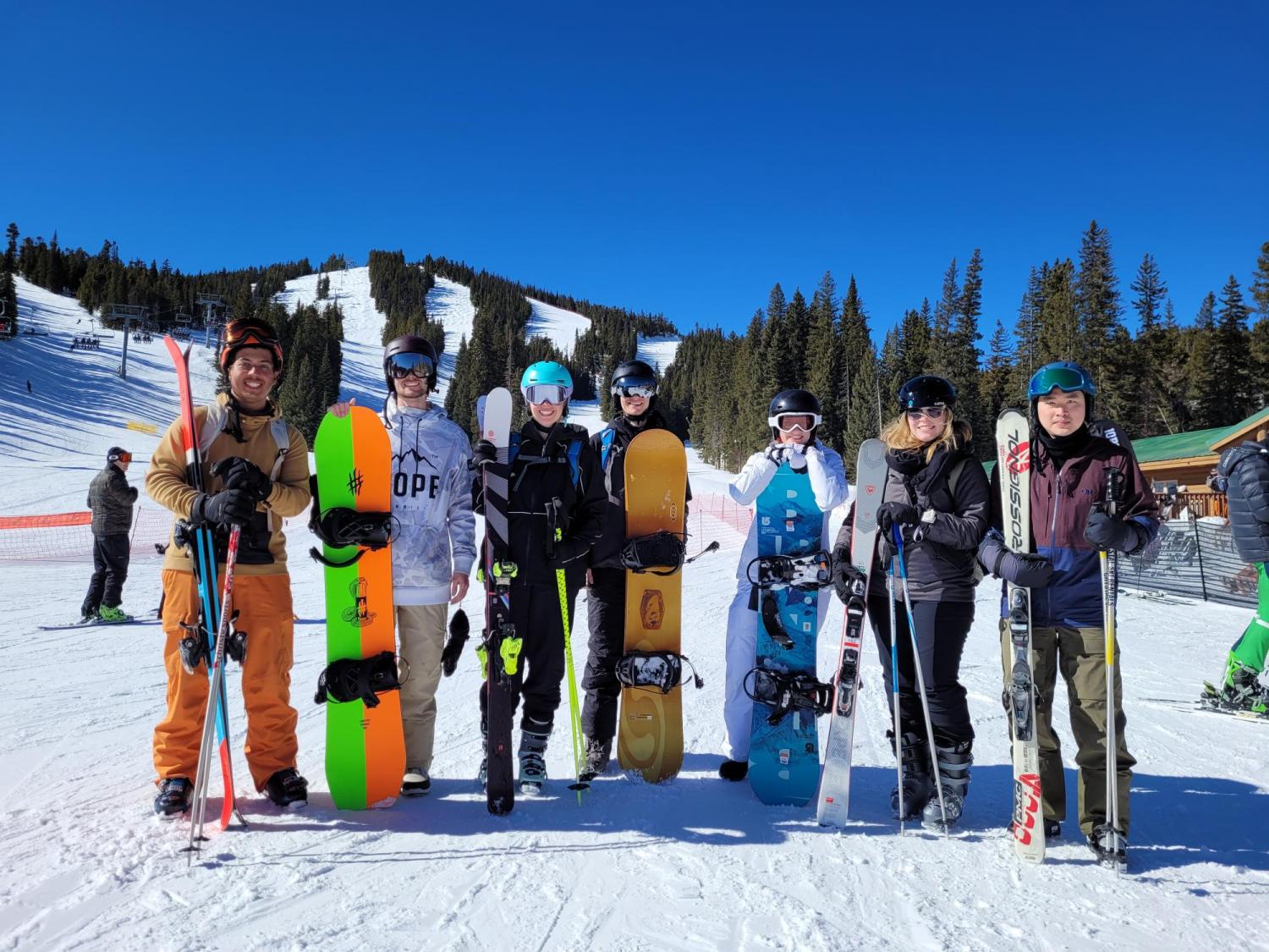 Eldora Group Ski Trip, January 2022 (Cooper wouldn't do a kickflip...)