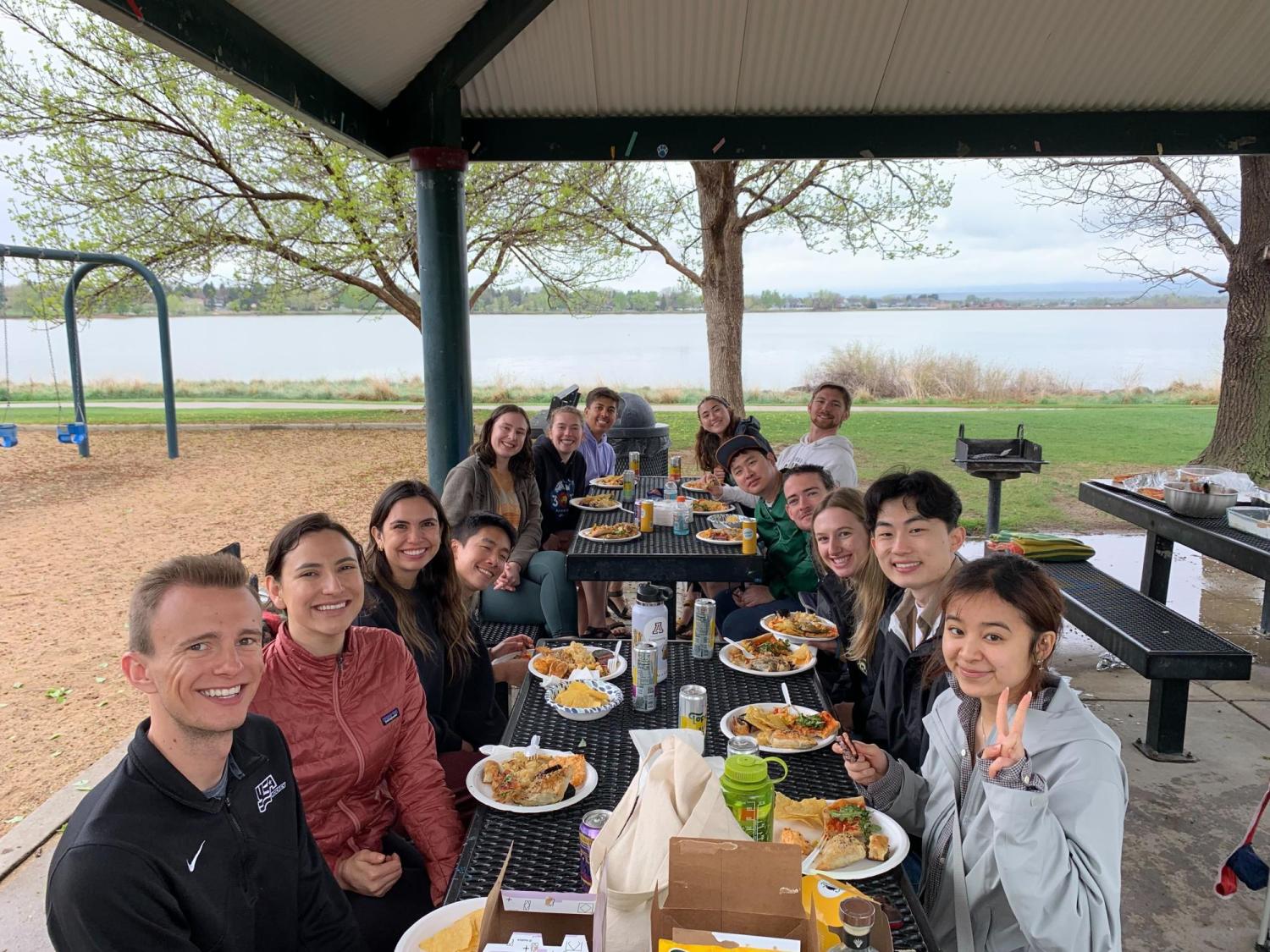 End of year picnic, May 2023 - Congrats to Sarah, Matthew and Lisa!!!