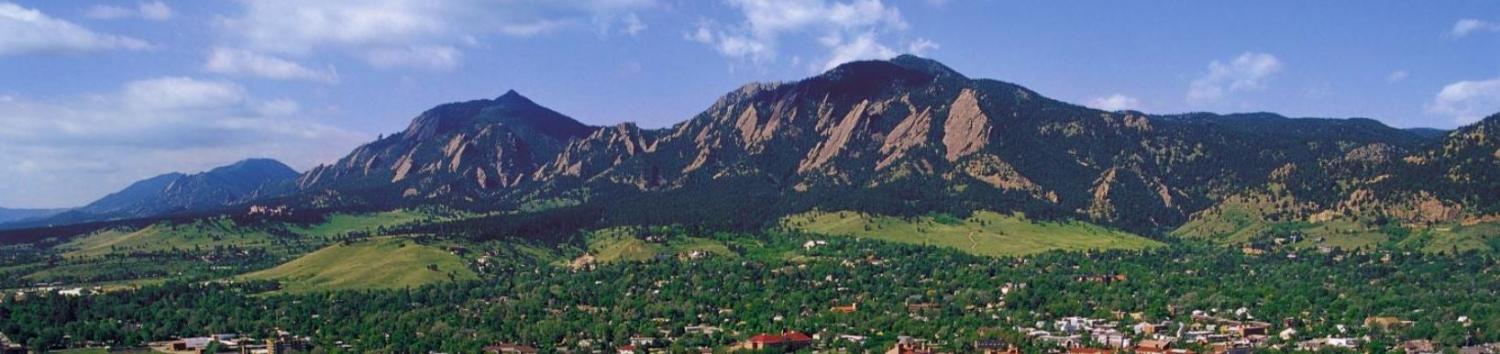 The flatirons in spring