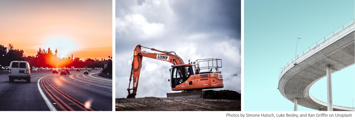 Construction of transportation infrastructure