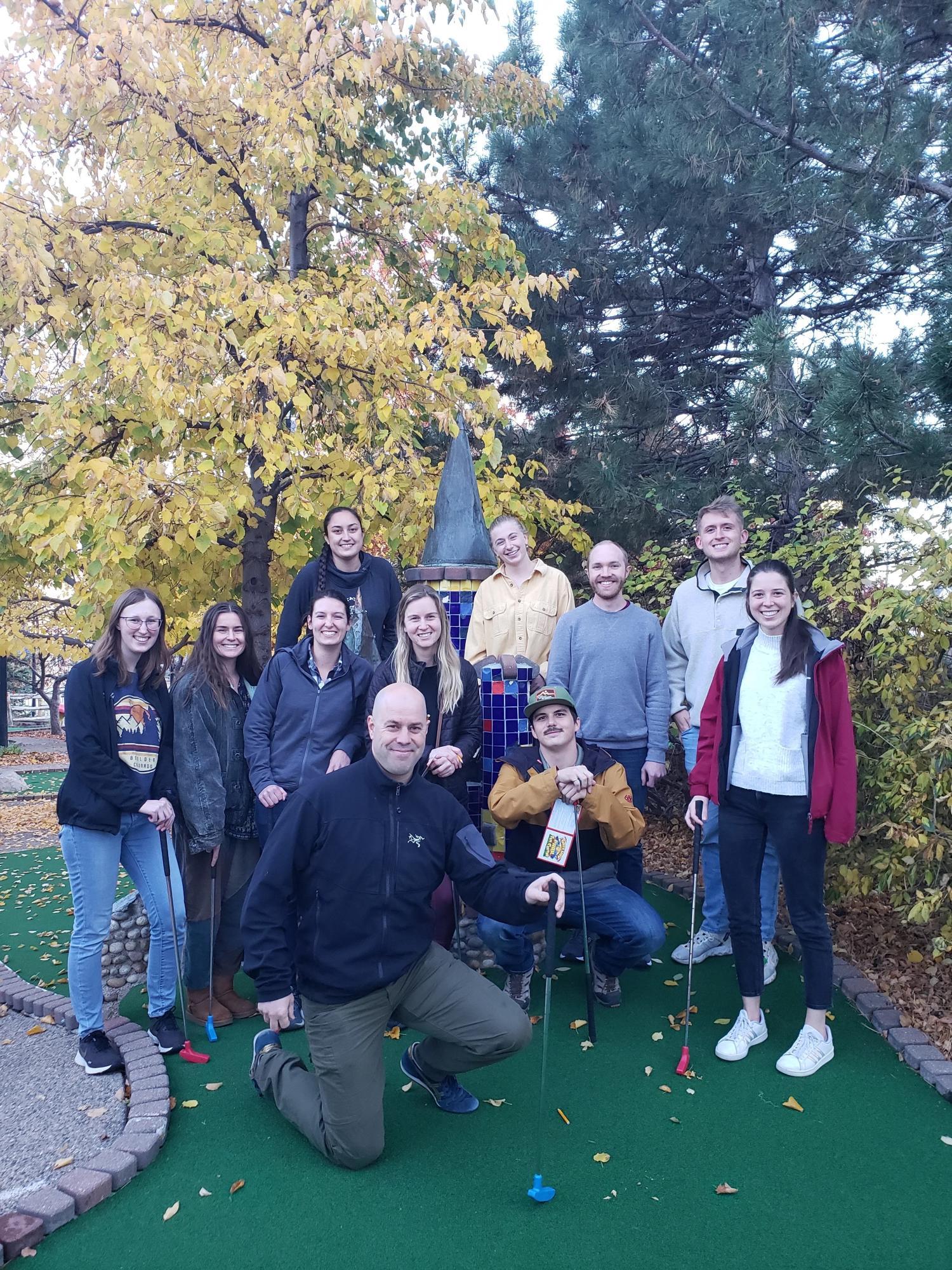 Whitehead group mini golfing
