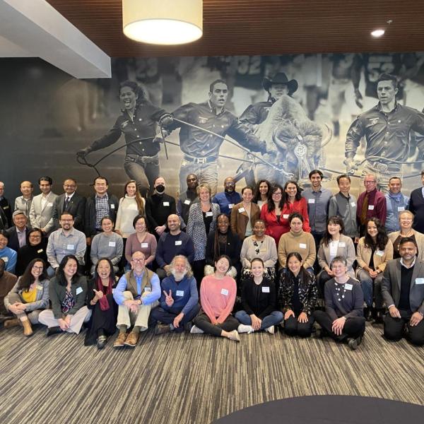 The full group of attendees at the Fall 2023 Faculty of Color & Friends event