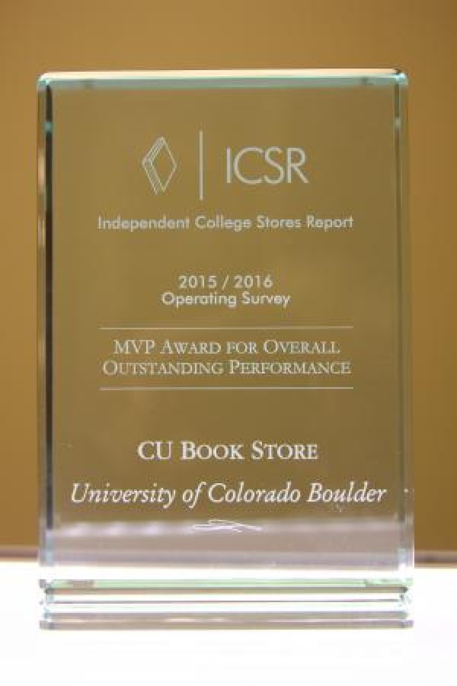 MVP Award for Overall Outstanding Performance