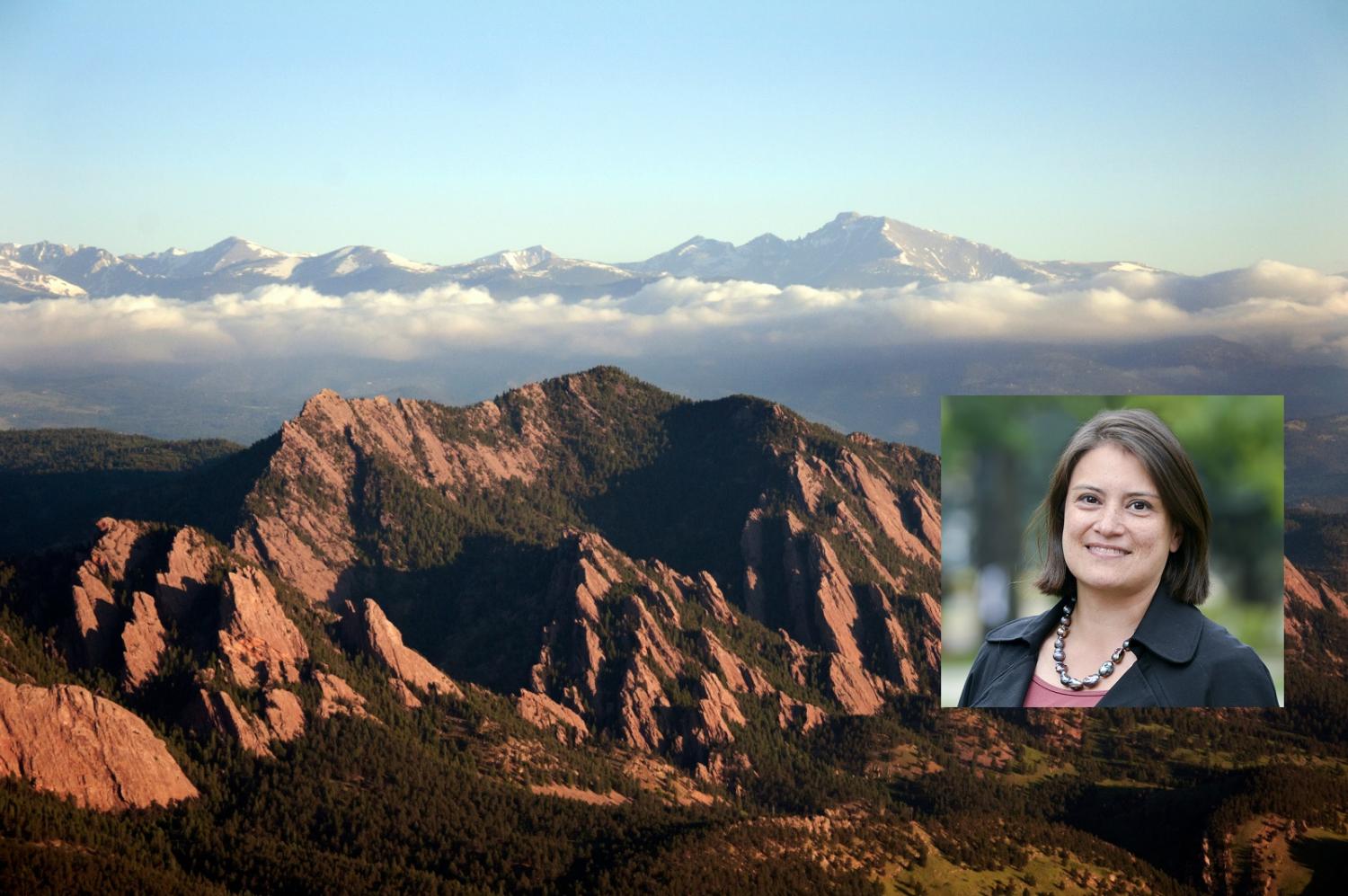 Carla Ho'a with Flatirons
