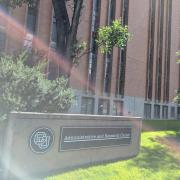 Administrative & Research Center building at CU Boulder
