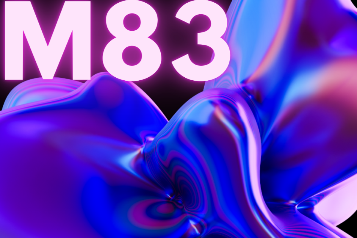 M83 with liquid purple orb in background