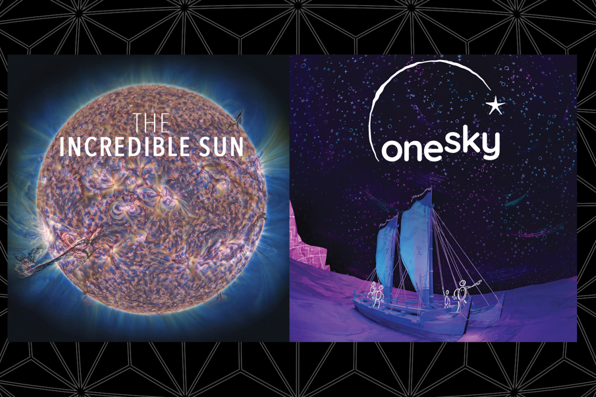 Both posters Incredible Sun on left and One sky on right