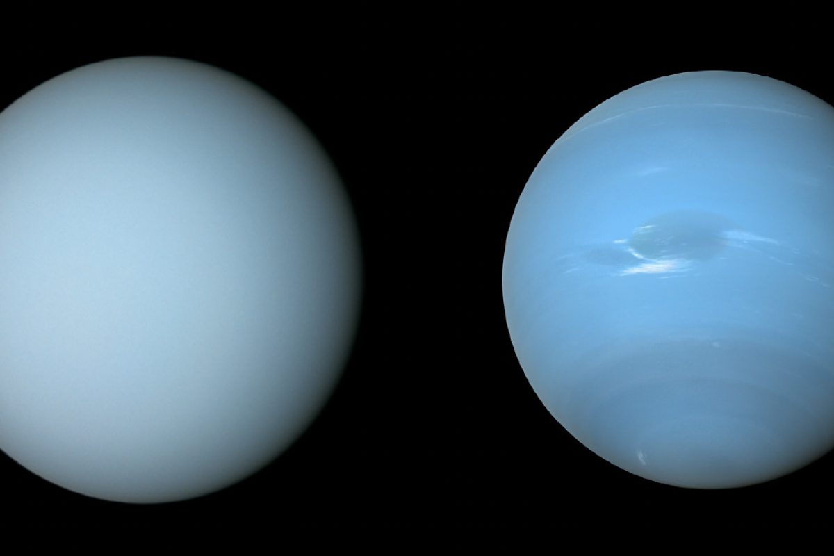 Photos of Uranus and Neptune