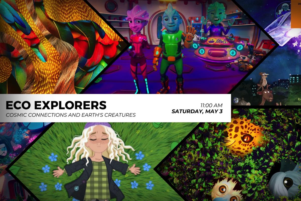 Dome Fest West collage of films in screening block