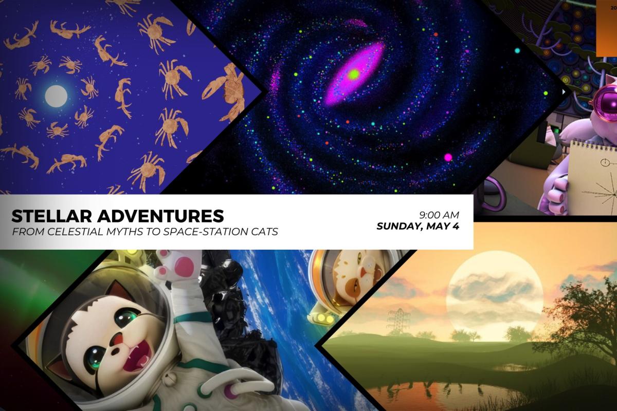 Dome Fest West collage of films in screening block