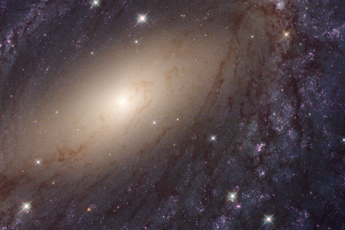Photo of a galaxy NGC 6744 from NASA and ESA