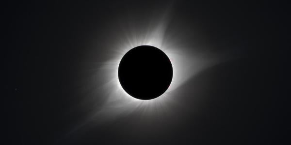 Photo of total solar eclipse