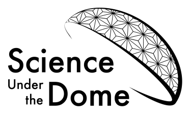 Science Under the Dome black logo text block