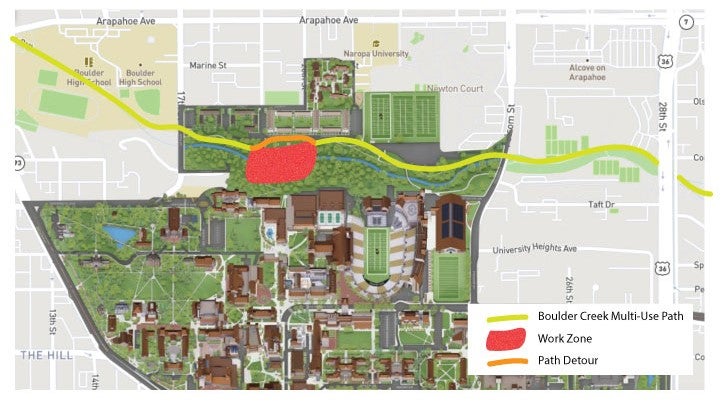 19th Street Bridge detour zone