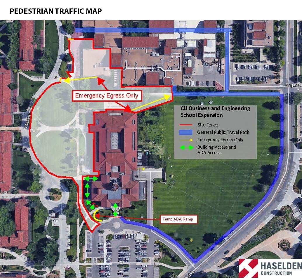 Pedestrian Traffic Map