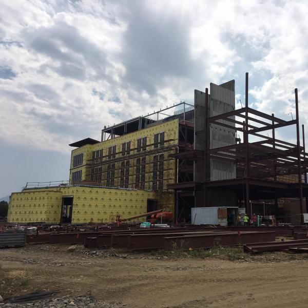 Auditorium and North Wing View-August