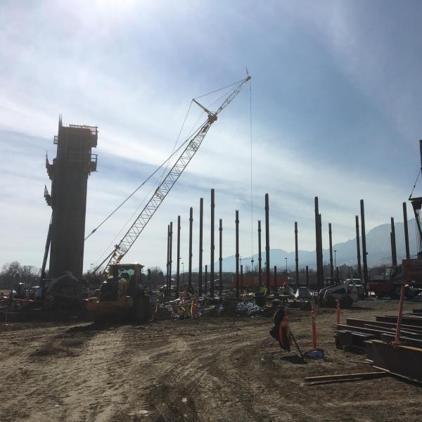 Steel Erection - East to West Elevators