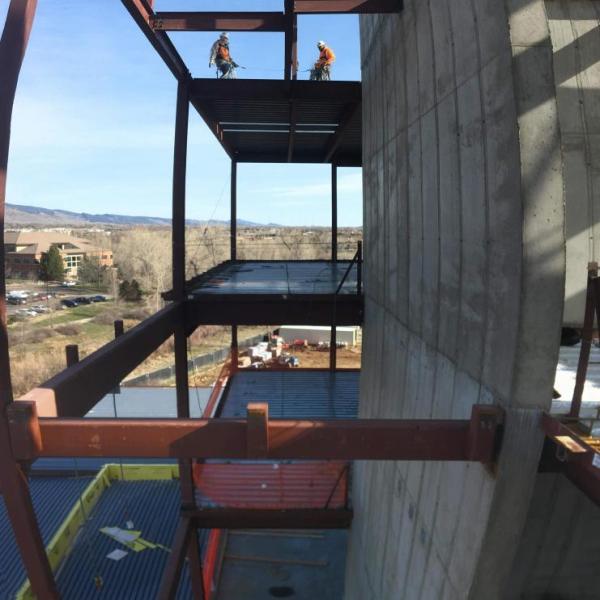 West Service Elevator and Future Staircase