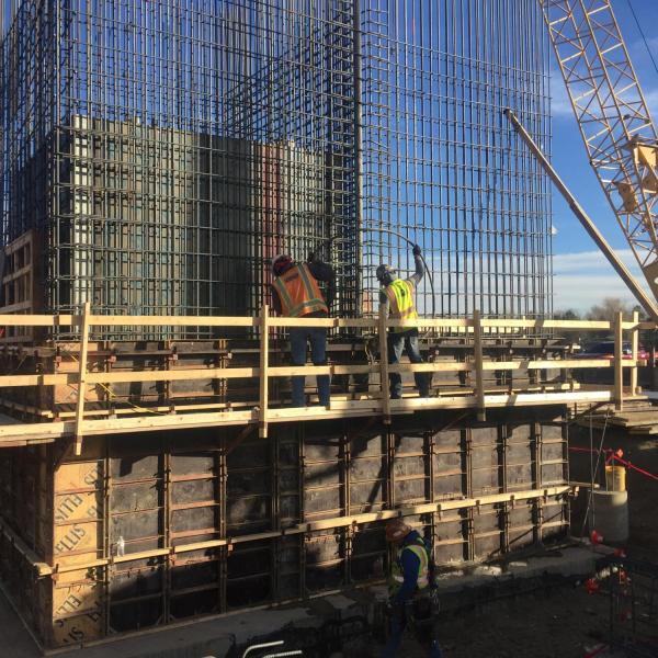 West Service Elevator - Rebar