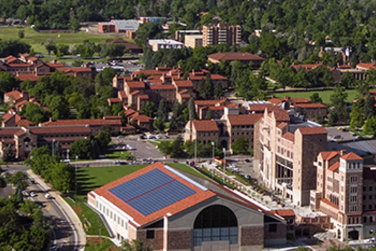 aerial view of campus