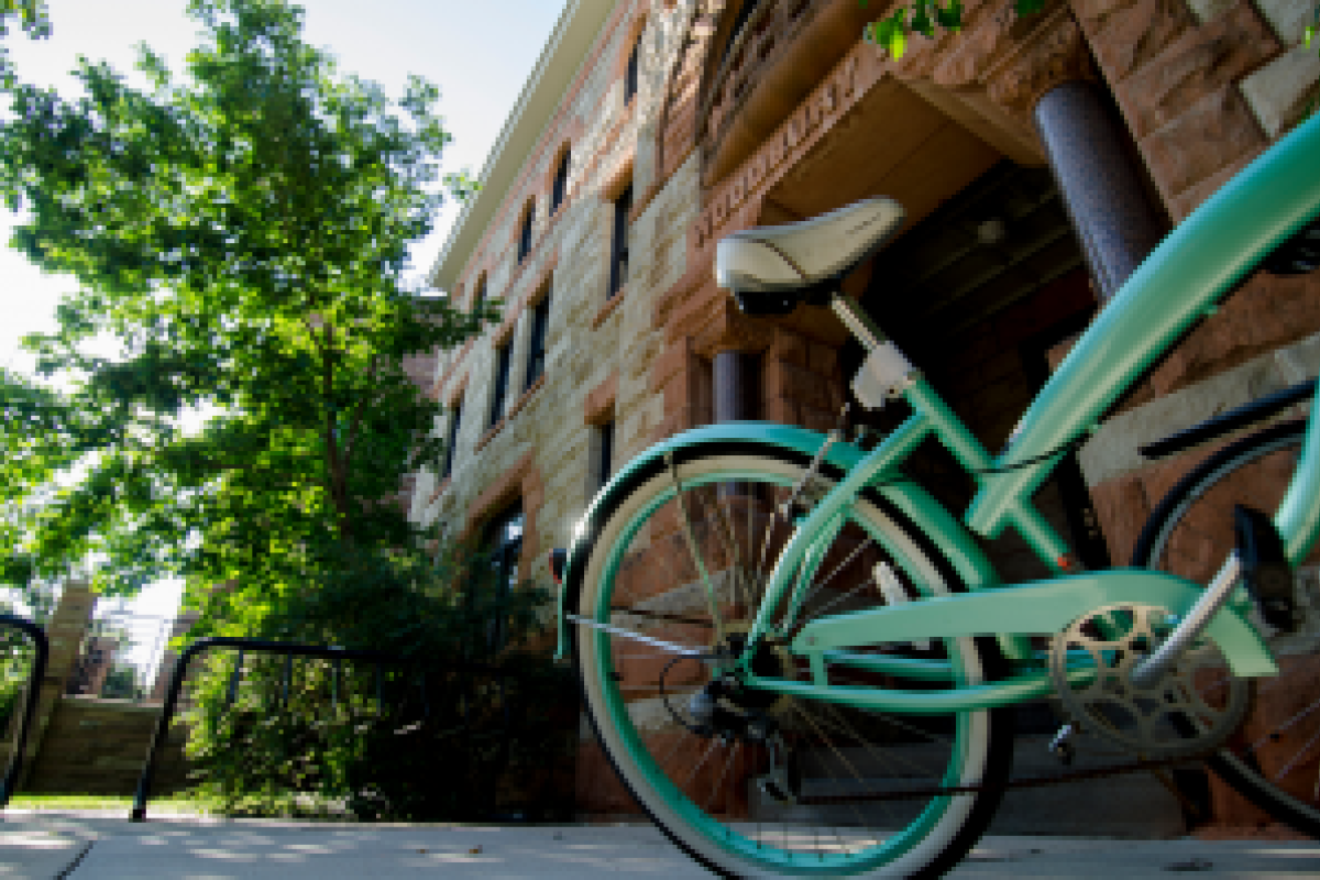 Bike on campus