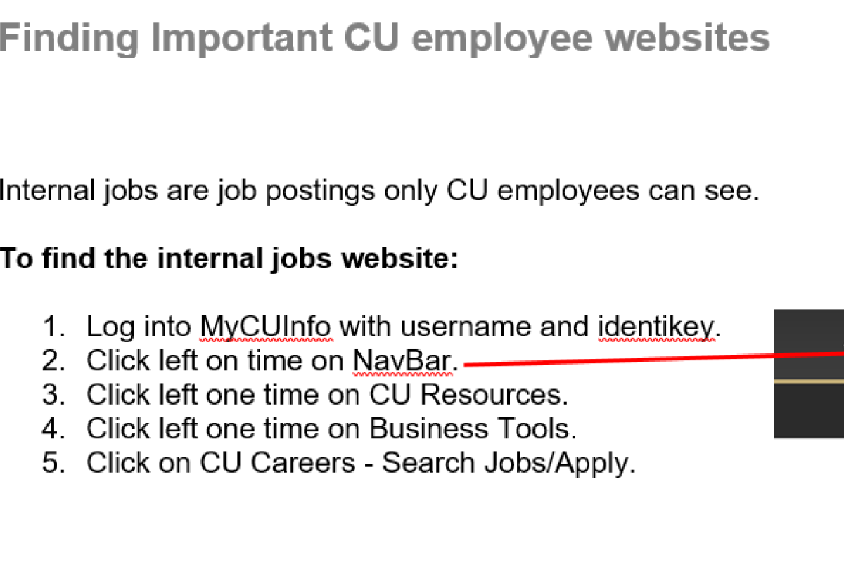 important CU websites