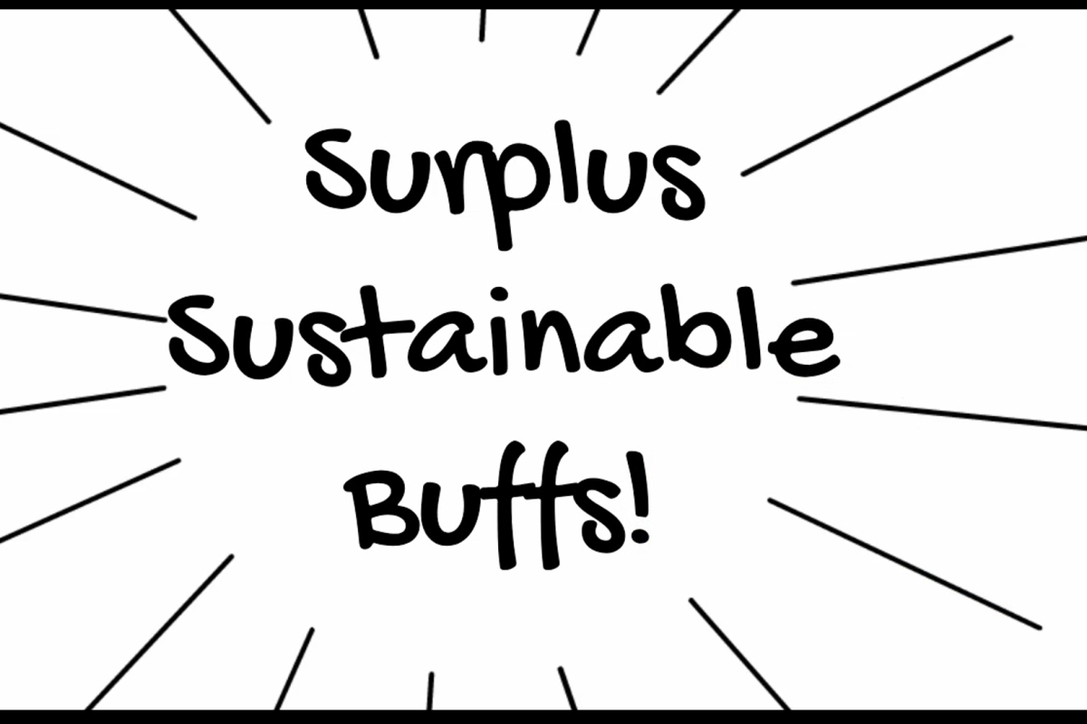 Sustainable Buffs Video
