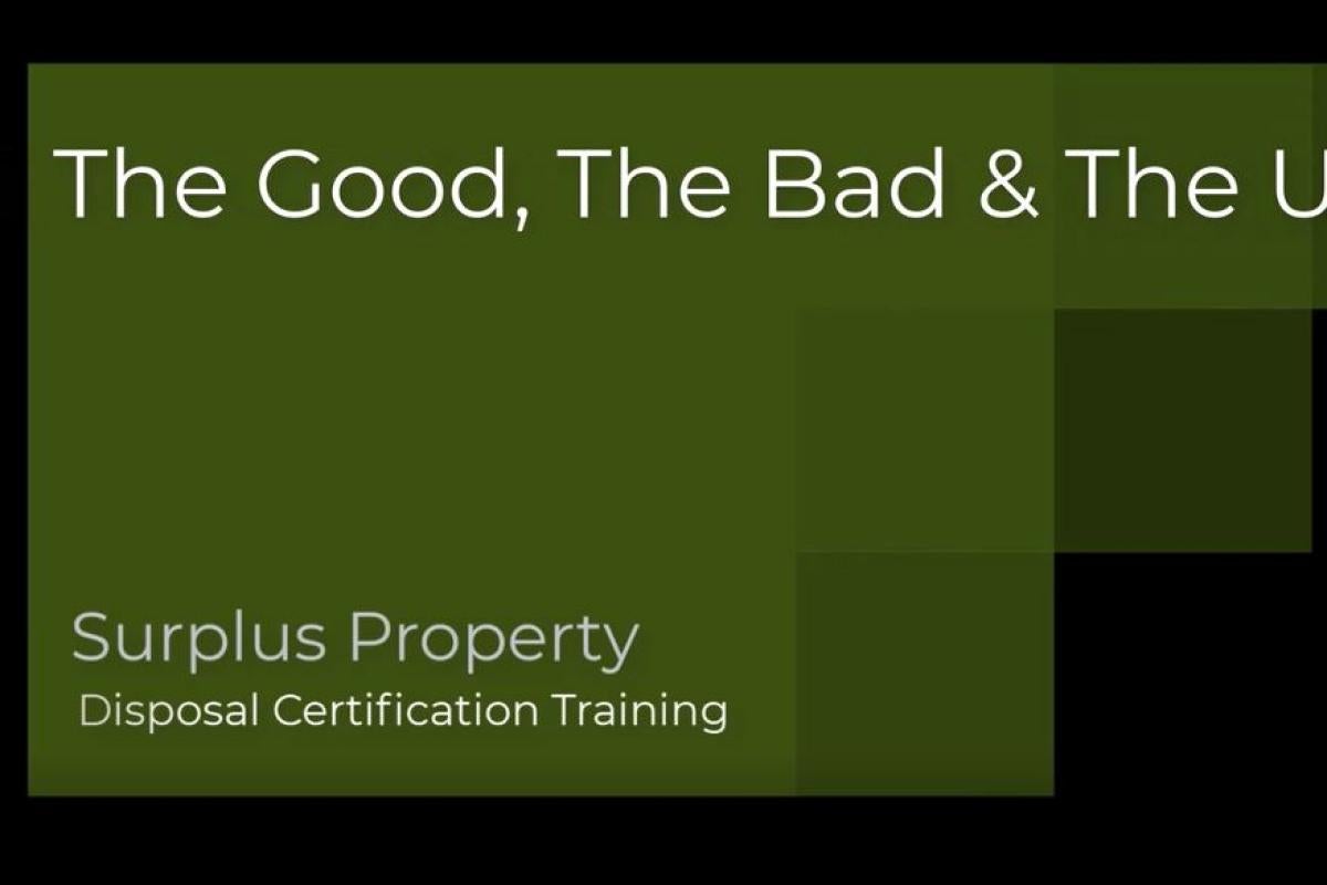 The Good, The Bad and the Ugly