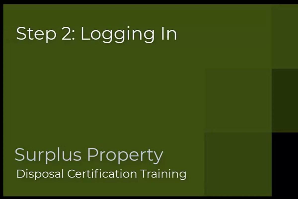 Logging Into the Asset Management Platform (AMP) Video