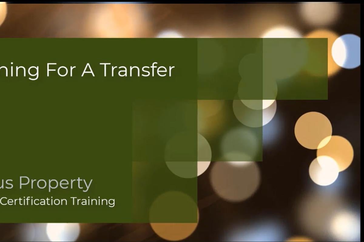 Searching for a transfer video