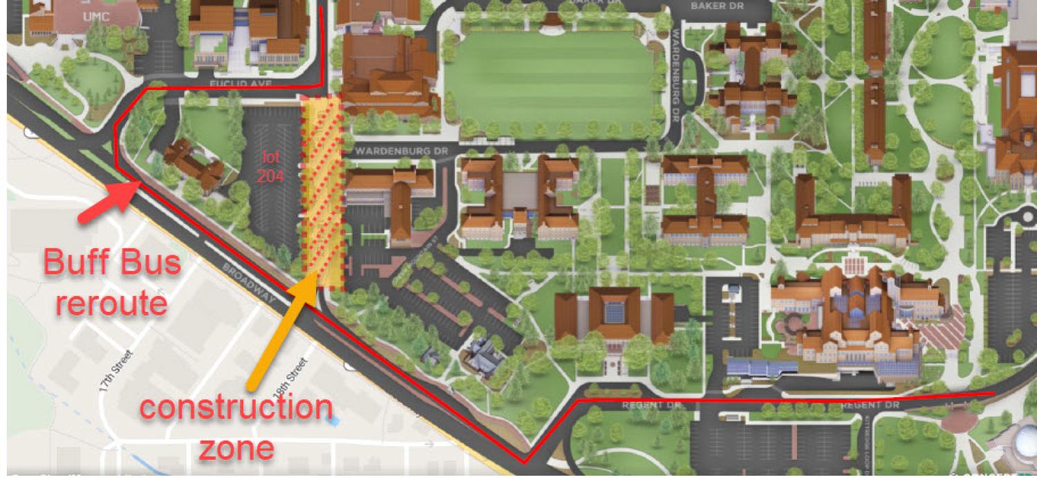 18th street construction zone