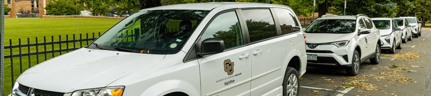 CU Boulder fleet vehicles