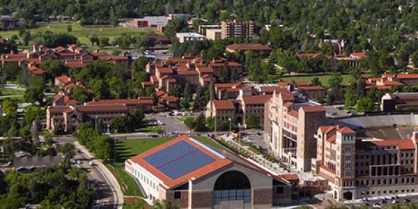 aerial view of campus